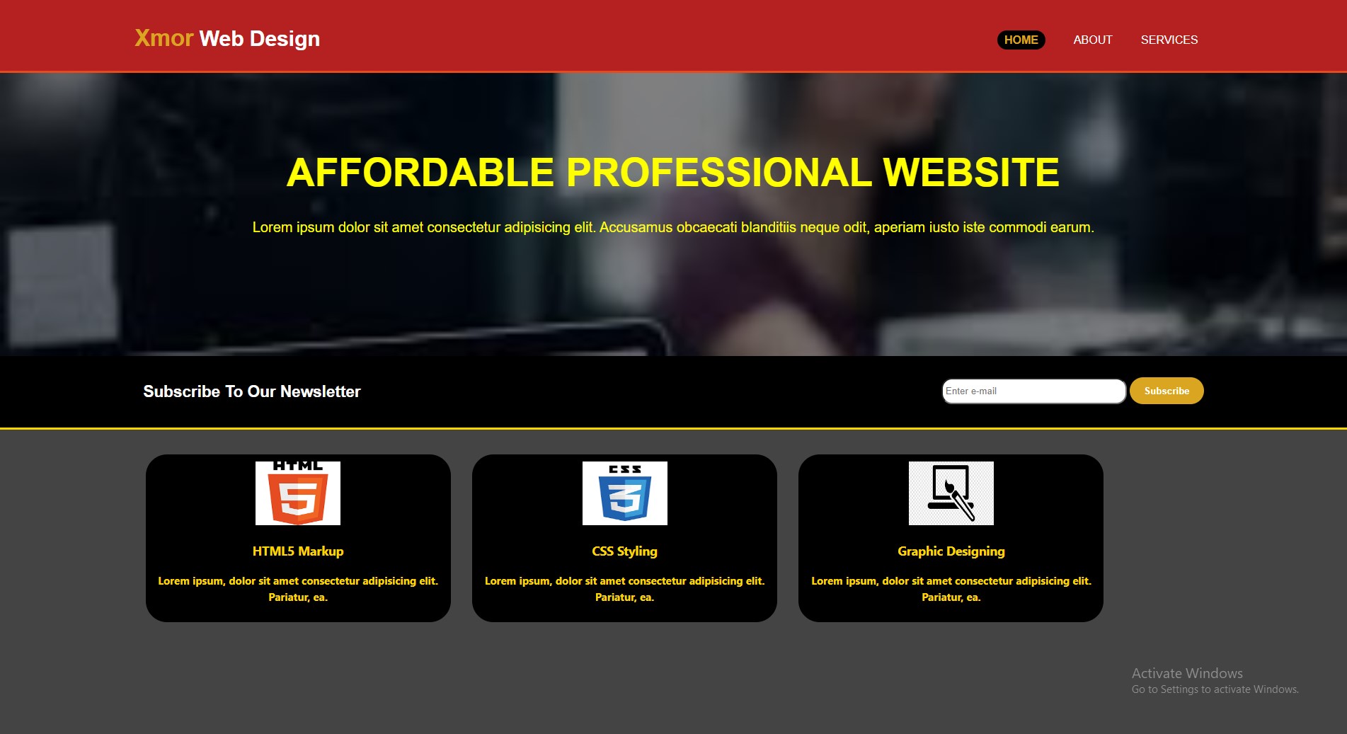 Web Development Practice