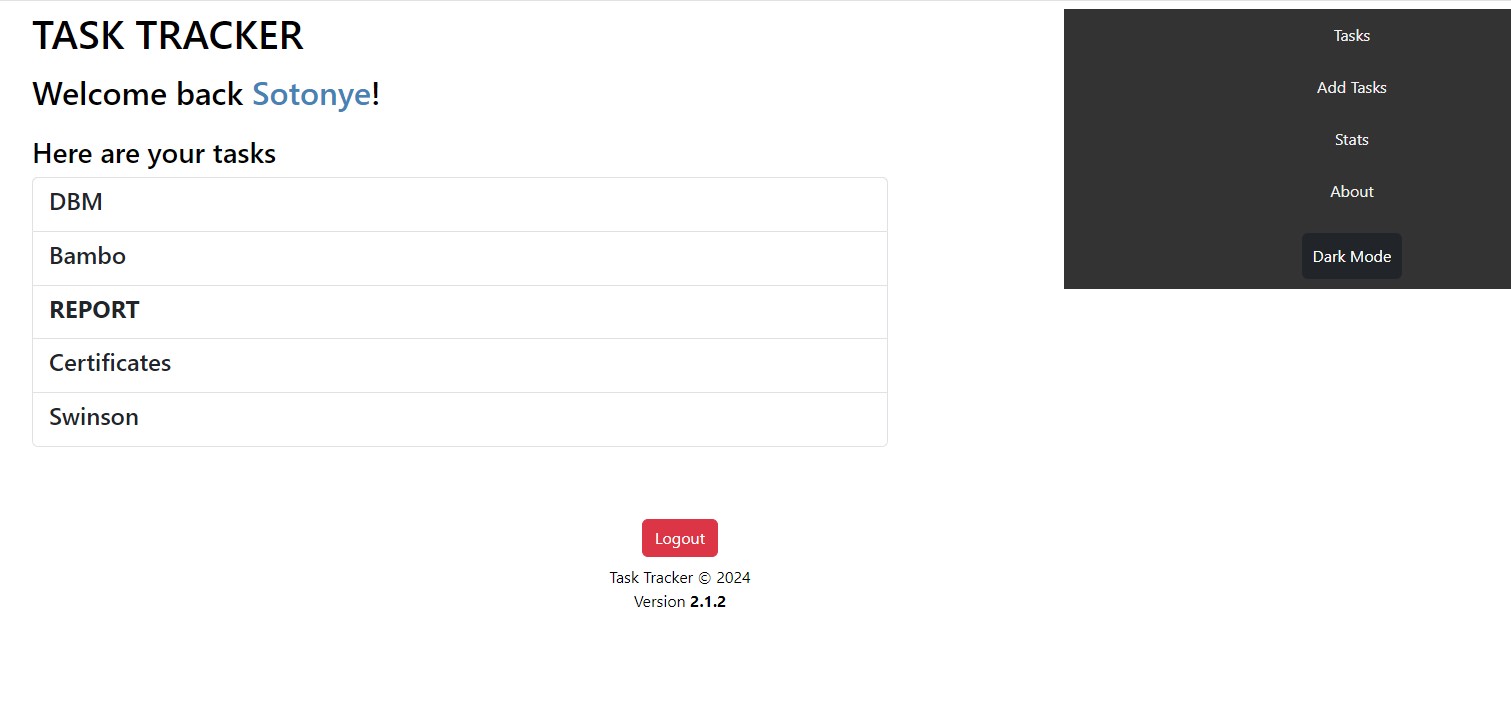 Task Tracker App Image